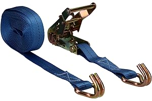 AB TOOLS-TOOLZONE 8 Metre x 25mm Heavy Duty Ratchet Strap Tie Down Lashing Straps 0.4 Ton Rating