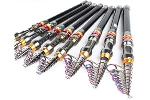 Goture Telescopic Fishing Rod, Ultralight Travel Fishing Rod, Portable Carbon Fiber Spinning Fishing Pole For Carp Fishing