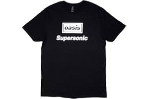 Rock Off officially licensed products Oasis Supersonic Title T Shirt