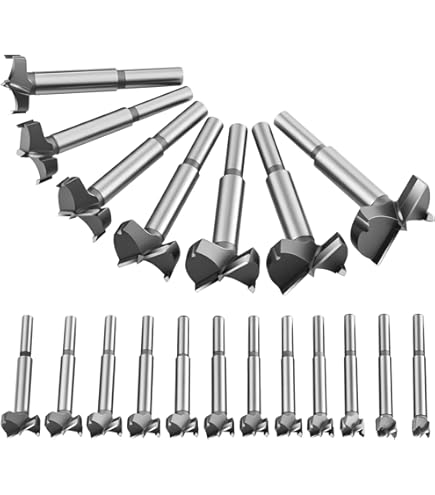 ENT 40306 Coffret de 6 mèches Forstner premium, diamètre 20, 25, 30, 35