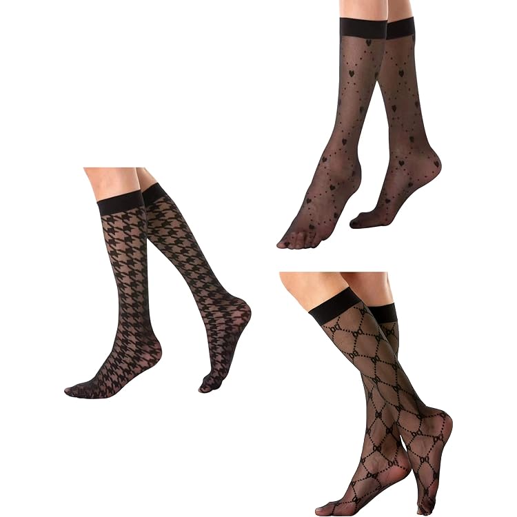 Lot De 2 Paires De Chaussettes Femme Dentelle Wild Flowers - Taille 9-11 - Gris - Neuf Avec étiquettes