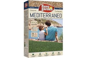 Eurogarden - Sobre de Semillas de Césped Mediterráneo, 1 kg - 4458