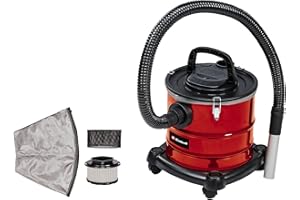 Einhell Aspirateur à cendres TC-AV 1720 DW (1 250 W, performance d’aspiration de 175 mbar, vendu avec pré-filtre pour poussières fines, cuve de 20 L, tuyau flexible et tube d’aspiration en aluminium)