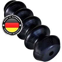2 Soffietti In Gomma Universali Per Rimorchio - L 235mm, Ø 5-14mm, PVC Nero, Made In Germany - Foto 9