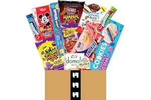 ‎HYPE TRADE Internationale Süßigkeiten & Snacks Box – Amerikanische und Asiatische Leckereien - Mix aus aller Welt