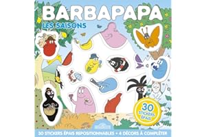 Les saisons Barbapapa: 30 stickers épais