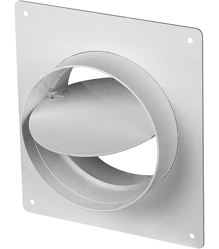 Rosetta Da Parete Con Flangia 125 Mm Bianca - Per Tubi Flessibili D'Aria - Foto 9