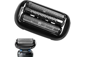 ODEIP 53B Replacement Head Compatible with Braun Series 5/6 Electric Shaver Head Replacement for Braun 5020cs 5018s 5035s 5049cs 5050cs 6020s 6040cs 6075cc 6072cc 6090cc (Black)