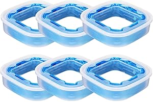 Palmcee 6 Pack Cat Litter Refills Bags, Anti Odour Litter Locker Compatibility with Thickened Plastic Leakproof Large Trash Bag, Litter Locker Refill - Original Refill Cartridge is Included