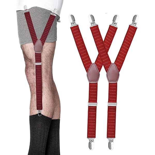 NV Holders: S-Holder – supporti per camicie di alta qualità, reggicalze, giarrettiere per camicie da uomo, Blu, S (48/53 cm
