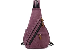 FANDARE Unisex torba na ramię, płócienny plecak na ramię, 3 w 1, męska torba na klatkę piersiową, dla kobiet, na co dzień, pasuje na tablet 24,7 cm, plecak na zewnątrz, na rower, wędrówki, podróże,