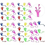 JZK 50 x Colorato Mani appiccicose Giocattoli per Bambini bomboniera Pensiero pensierino regalino Dopo Festa Compleanno Bimbi