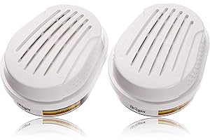 Dräger X-plore A1B1E1K1 Hg P3 RD Filtry bagnetowe | 2 wymienne wkłady filtrujące odpowiednie do masek oddechowych X-plore 3300, 5500 | ochrona przed toksycznymi oparami