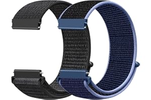 Runostrich Quick Release 20 mm pasek nylonowy kompatybilny z Galaxy Watch 3 41 mm/Samsung Galaxy Watch 42 mm/Active2 44 mm, 40 mm/Gear Sport, sportowe bransoletki męskie, damskie