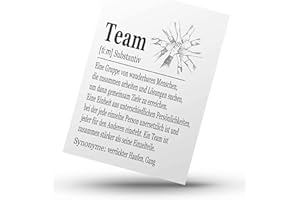 ‎PURESIZE PURESIZE 1x Team Karte A6, Kollegin Karte, Kollegen, Arbeitskollegen, Sportverein, Fußball, Verein, Mitarbeiter Karten, Grußkarte, Postkarte