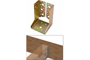 friulsider STAFFA SCARPA SUPPORTO ALI INTERNE ANCORAGGIO TRAVI IN LEGNO 80x120 mm ACCIAIO TROPICALIZZATO DIELLE