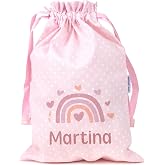 Mi Pipo - Personalised Baby Bag for Nursery | Children's Bag in 100% Cotton Pique Fabric, with Name | 0-3 Years, Closure and