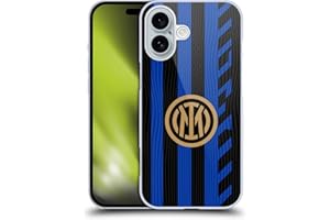 Head Case Designs Licenza Ufficiale Inter Milan Home Kit per Stemma 2024/25 Custodia Cover Dura per Parte Posteriore Compatibile con Apple iPhone 16