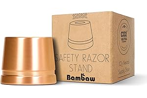 Bambaw Safety Razor Stand, Does Not Fit All Safety Razors, Shaving Holder, Razor Holder Shave Stand, Rose Gold