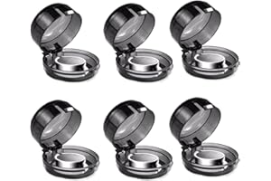 KOMUNJ 6 Stück Kindersicherung Herd Knopf Sicherung Herdschutz Kinder für Sicherheit in der Küche, Herd Schutz, Baby Sicherung, Brandschutz(Schwarz)