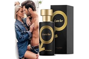 ERISAMO Lure Her Perfume for Men, Lure Her Cologne for Men, Golden Lure Pheromone Perfume,Lure Her Perfume Pheromones for Men, Attract Women Men (Black-1Pcs)