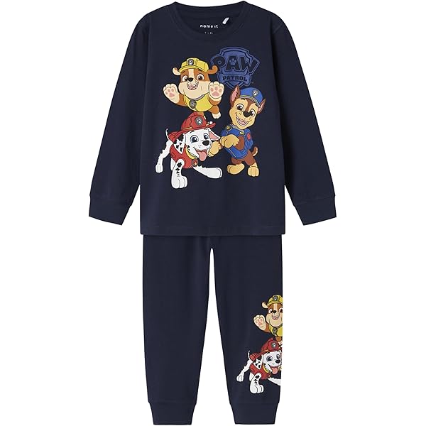 CERDÁ LIFE'S LITTLE MOMENTS Paw Patrol pyjama voor de winter, 100% katoen, officieel gelicentieerd product van Nickelodeon, blauw, regular voor kinderen