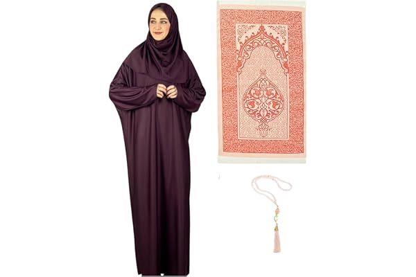 Prien Robe Longue De Priere Pour Femme Avec Tapis De Hijab, Vetement Pour Femmes, Abaya Islamique, Robe Musulman