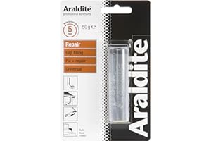 BEST PRICE SQUARE ARALDITE Réparation Mastic – Comble Les Trous – Tube de 50 g, Colour May Vary