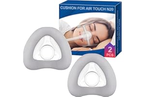 BLESSEASE Cojín de Recambio de 2 Piezas (M) para AirTouch N20 y Airfit N20, Comodidad Optimizada y sellado Seguro con Espuma con Memoria (Nueva Versión)