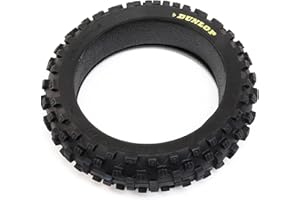 Losi Dunlop MX53 Rear Tire w/Foam 60 Shore PM-MX LOS46009 Tire