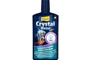 Tetra CrystalWater - Wasserklärer gegen Trübungen für kristallklares Wasser im Aquarium, bindet Schwebepartikel, 500 ml Flasche