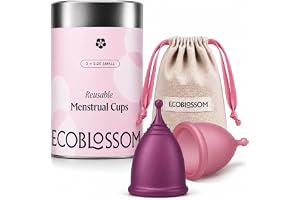 Ecoblossom menstruationskoppar, periodkopp för kvinnor, alternativ för menstruationsskiva