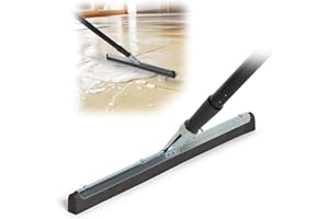 Novaliv Extractor de agua, 45 cm con mango, 137 cm, extractor de ducha, ducha, suelo, ventana, profesional, para suelo, terraza, piscina