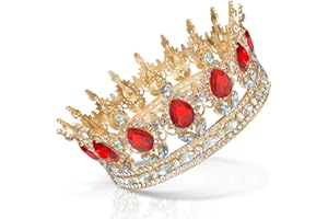 Coco Berming Tiara Brillante, Redonda Completa Reina de Cristal para Bodas, Fiestas de Cumpleaños, Recuerdos Viajes, Festivales, Exposiciones