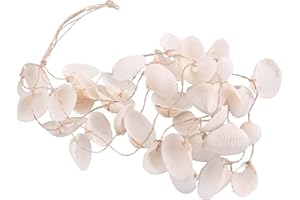 LOGBUCH-VERLAG Gioco vento conchiglie: mobile mare stile marino da appendere, decorazioni nautiche bagno soggiorno giardino, arredamento tema mare casa, oggettistica marina estiva per feste, 40 x 9 x 4 cm