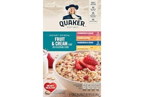 Quaker Fruit & Cream Instant Oatmeal Variety - 8ct/9.8oz