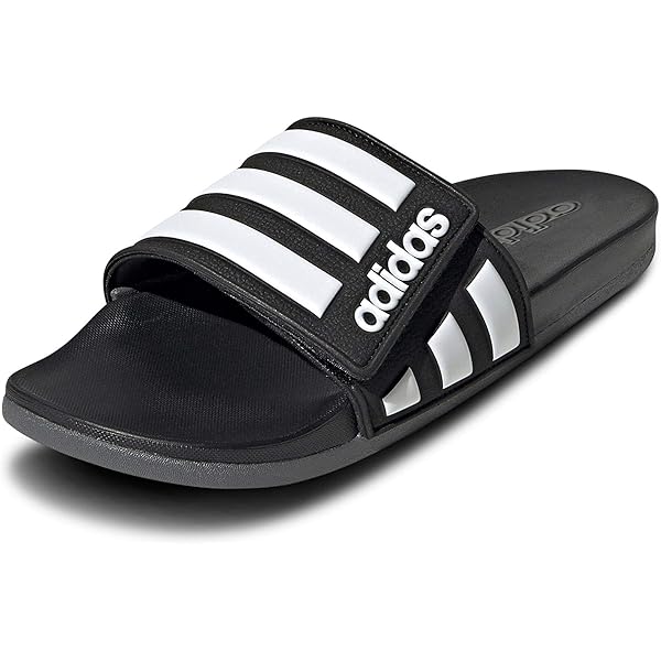 adidas Adilette Comfort ADJ Leichtathletik-Schuh, Cblack Ftwwht 