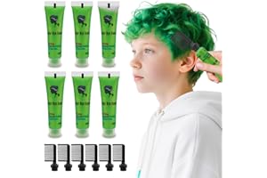 BYHOO Color de cabello temporal verde