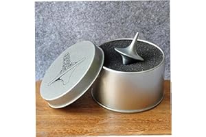 TOSSPER Metal Spinning Top, Mini Decompression Entertainment Time-consuming Toys Gift for Adult Kid
