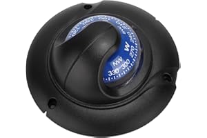 SHANRYA Bussola Magnetica, Bussola Nautica, Bussola Marina Affidabile ABS Ad Alta Precisione Stabile Multifunzione per Viaggi per Nautica per Veicoli Marini