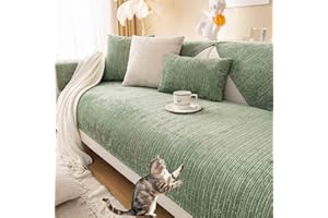 YWQJL Housse Canapé d'angle,Couvre Canapé d'angle 4/3/2/1 Places Couvre Canapé 1 Piece,Antidérapante avec Accoudoirs Housse de Canapé Couverture De Canapé en Forme De L,D-70x180cm