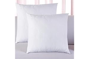 VINGARDIUM LEVIOSA VL Premium Pack of 2 Pillows, 80 x 80 cm, White, Fluffy, Solid Cushion Filling, Hotel Quality, Hypoallergenic, Washable Cushion with Filling, Couch Cushion, Sofa Cushion, Decorative Cushion, Inner