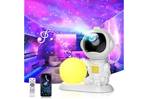 Kaishengyuan Astronaut Galaxy Projector,Star Night Light Projector for Kids and Adults with Timer and Remote Control, Space Starry Ceiling Projector for Bedroom,Gaming Room, Party (K980)
