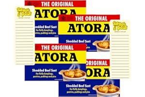 Suet Bundle with Atora Beef Suet 200g x4 and Intrinsic Treats Shopping List Card x2