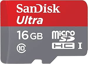 SanDisk SDSDQUN-016G-FFP-A Ultra Android microSDHC UHS-I Class 10 Memory Card + SD Adapter up to 48 MB/s read FFP - 16 GB