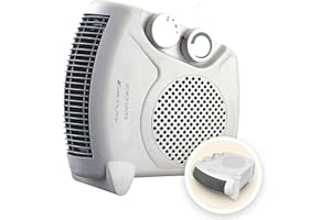 AcornSolution Electric Heater,Portable Heater Fan for Office with Adjustable Thermostat and Overheat Protection for Kitchen, 1000W/2000W