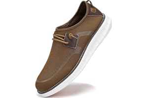 SVNKE Uomo Business Casual Shoes Breathable Lightweight Loafers Fashionable Comfortable Moccasins Non-Slip Outsole Driving Shoes