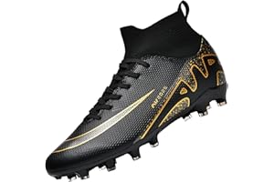 Csgkag Fußballschuhe Herren High Top Spike Cleats Professionelle Fussballschuhe Jugendliche Fußball Stiefel Athletics Trainingsschuhe Outdoor Sportschuhe Football Schuhe
