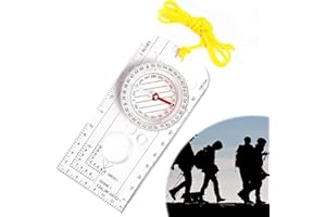 YUFFQOPC Navigation Kompass,Kompass Kinder Expedition Kompasse Orientierungslauf Kompass Leichter Wanderkompass Pfadfinder Kompass für Outdoor Aktivitäten wie Camping Wandern auch für Kinder geeignet