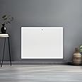 Futura 1000W White Electric Radiator Heaters for Home, Bathroom Safe Electric Heater Setback Timer Lot 20 & Advanced Thermostat Control Wall Mounted or Floor Standing Low Energy Panel Heater